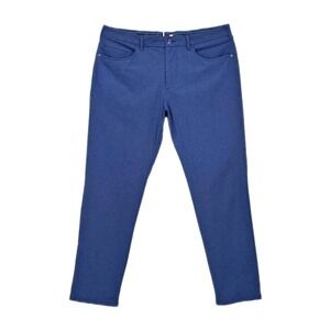 Tommy Bahama Pants Island Zone Flat Front Blue Stretch Performance Golf 33x31